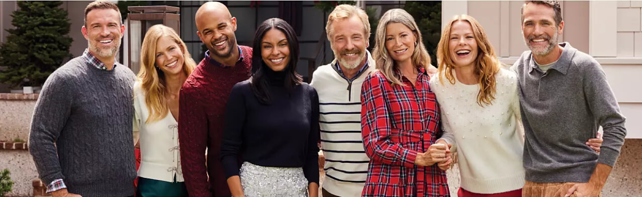 Group of people smiling